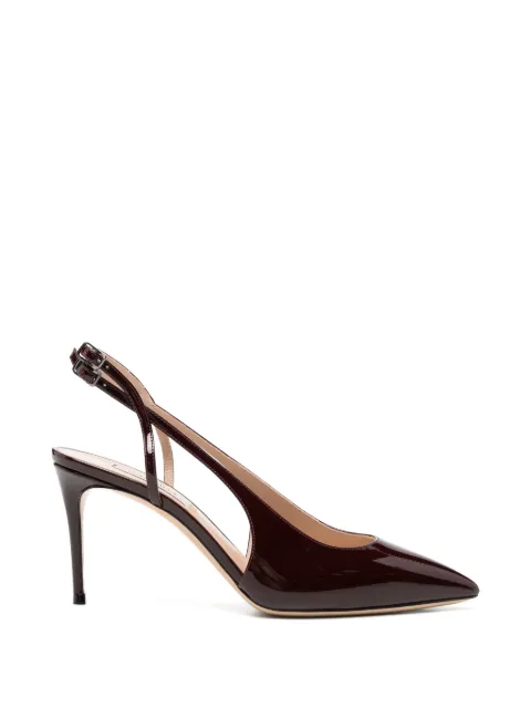 Casadei patent-finish slingback pumps Red 1G669B0801TIFFA
