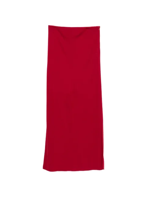 Dolce & Gabbana Pre-Owned 2000s side-slit maxi skirt Red DG250CGF