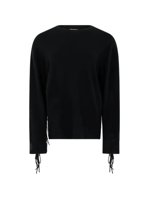 P.A.R.O.S.H. fringe-detail sweater Black WITHOUTD541523