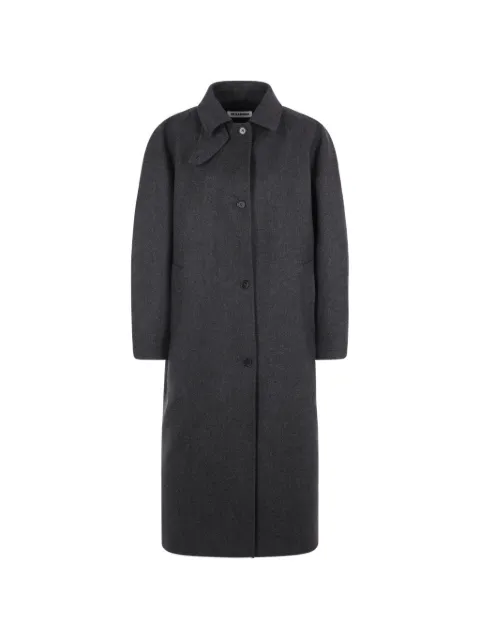 Jil Sander button-fastening wool coat Grey J03SW0044J40369036