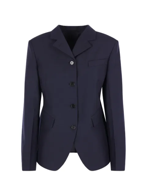 Jil Sander single-breasted jacket Blue J03BN0222J40275401