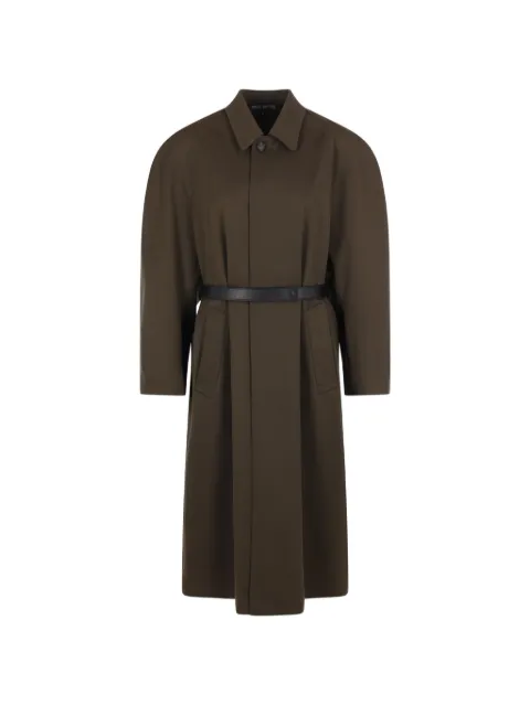 Ter Et Bantine belted gabardine coat Brown W8110950776