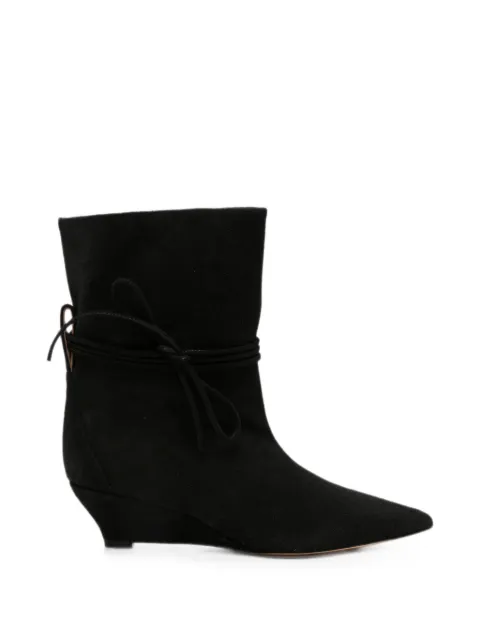 ODISSI pointed-toe wedge boots Black OD47028A24060