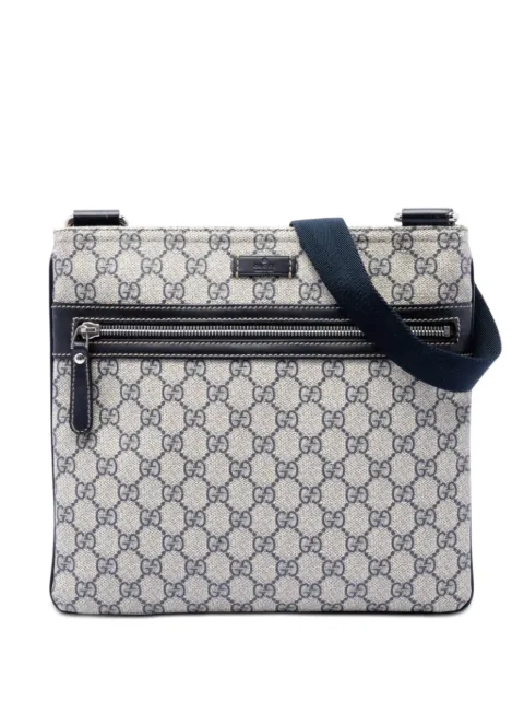 Gucci Pre-Owned 2016-2026 GG Supreme crossbody bag Neutrals YFIBSA2MH9DFEQD9