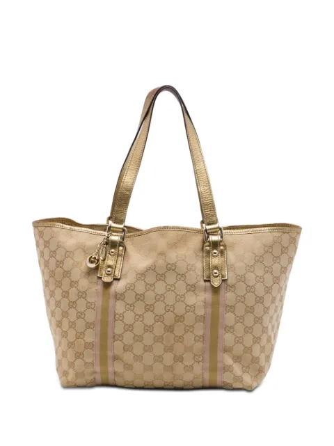 Gucci Pre-Owned 2016-2026 Large GG Canvas Jolicoeur tote bag Gold E9724226GUQSI8S9