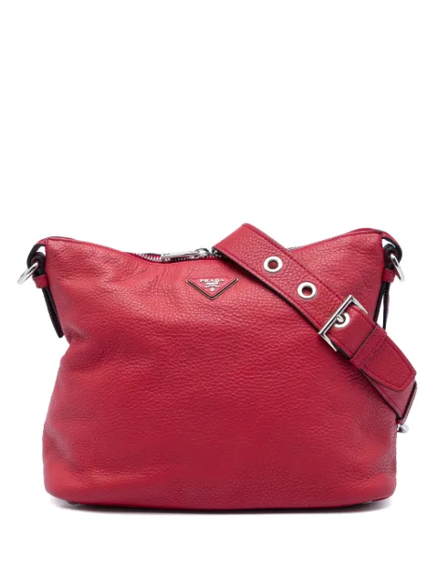 Prada Pre-Owned 2010-2026 Vitello Daino shoulder bag Red E8OZS0XI1CC1481U