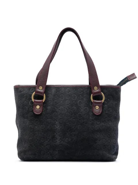 Celine Pre-Owned 2000 C Macadam Suede handbag Grey E4XQITYDNRI5DLPJ
