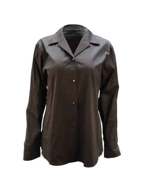 Jil Sander Pre-Owned button-down shirt Black NAPPUGBCL099003W