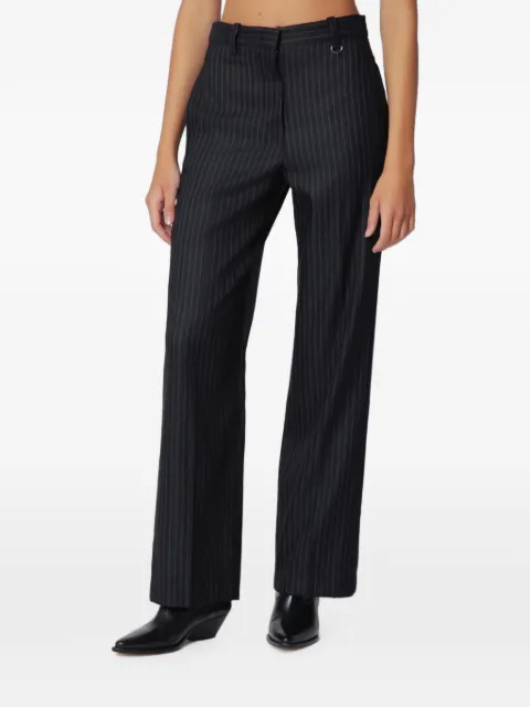 ISABEL MARANT pinstripe-pattern trousers Black PA0643FAD3F01I