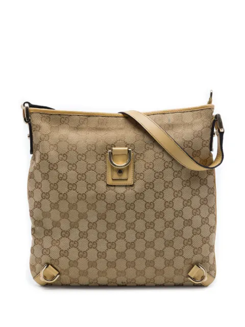 Gucci Pre-Owned 2016-2026 GG Canvas Abbey D Ring crossbody bag Neutrals BH6B2FJLMQFLITW8