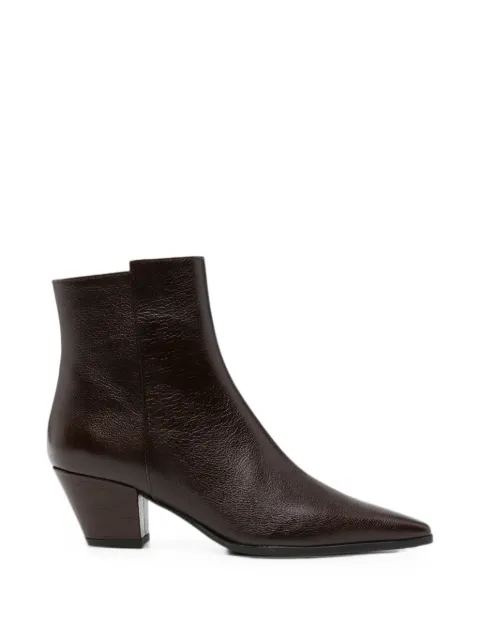 Roberto Festa Milia point-toe leather ankle boots Brown MILIA