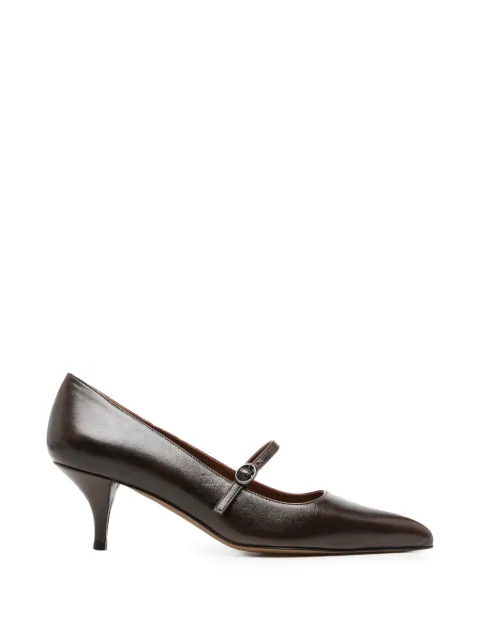 Roberto Festa Aristea buckle-strap leather pumps Brown ARISTEA