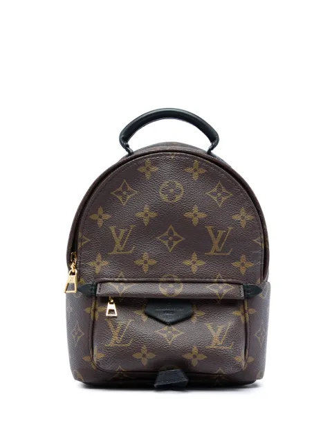 Louis Vuitton Pre-Owned 2010 Monogram Mini Palm Springs backpack Brown MAKLXOUTAFE1Y7VM