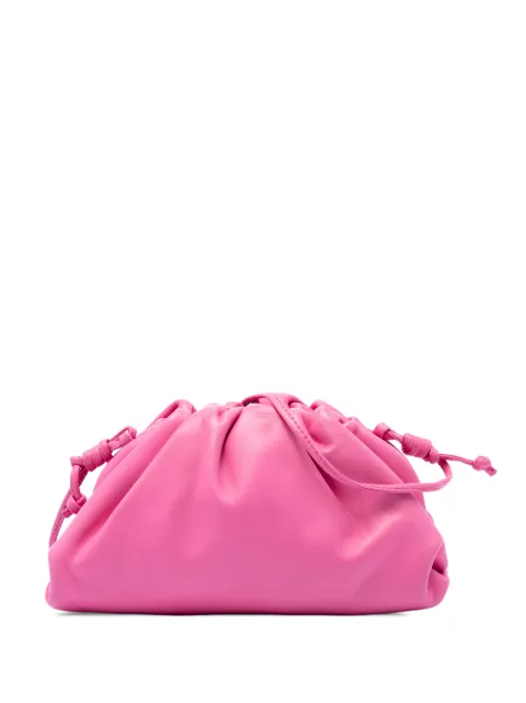 Bottega Veneta Pre-Owned 2012-2026 Lambskin The Mini Pouch crossbody bag Pink K37DV9E1452WR2RS