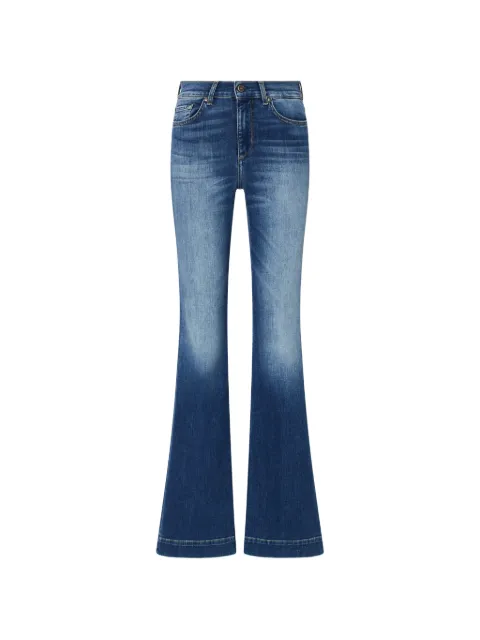 LIU JO flare jeans with rhinestones Blue UF6061DS081