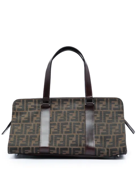 Fendi Pre-Owned 2000-2010 Zucca Canvas handbag Brown 9YTJ92350HPAZGL9