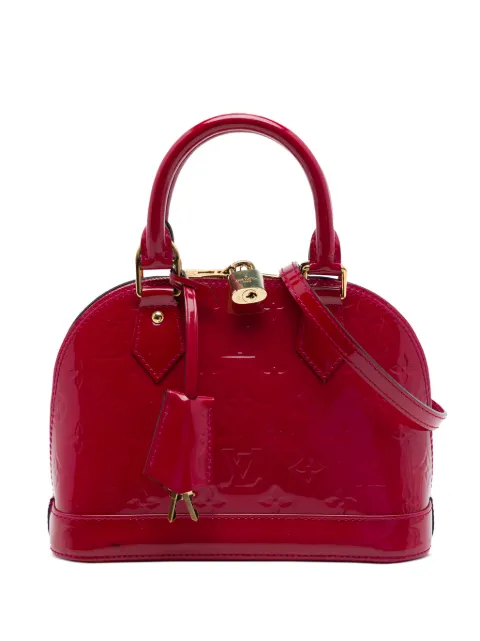 Louis Vuitton Pre-Owned 2013 Monogram Vernis Alma BB satchel Red P50H6RKJS6BLBJ6B