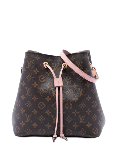 Louis Vuitton Pre-Owned 2018 Monogram Neonoe MM bucket bag Brown LHJCA3ESGIHA1VU4