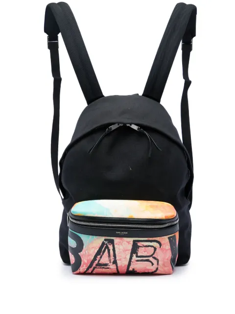 Saint Laurent Pre-Owned 2015 Canvas Hunting Baby City backpack Black L72RDXR2GM2Y5JTS