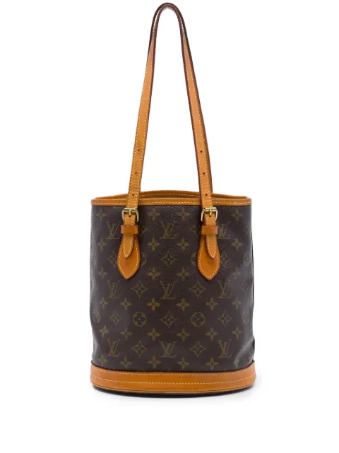 Louis Vuitton Pre-Owned 1997 Monogram Petit bucket bag Brown J55KK557GZRHQX8A