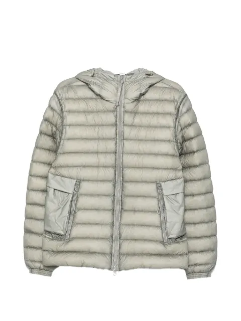 C.P. Company Goggle-detail quilted jacket Green 21CMOW126A110416A936