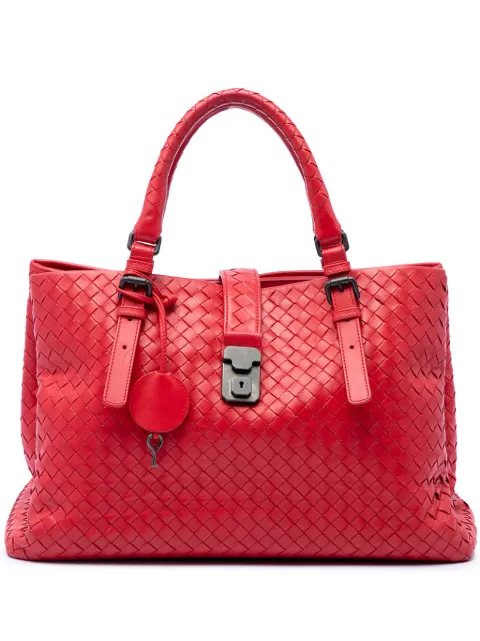 Bottega Veneta Pre-Owned 2012-2026 Medium Nappa Intrecciato Roma tote bag Red H2O3RPOP9ICYRK5K