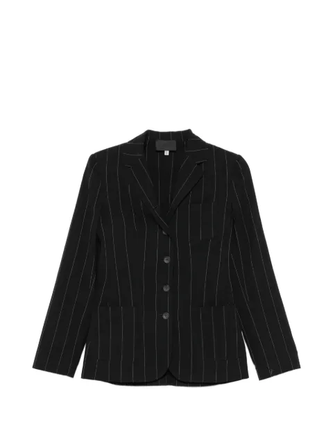 Dolce & Gabbana Pre-Owned 2000s pinstripe-pattern jacket Black DG250CFZ
