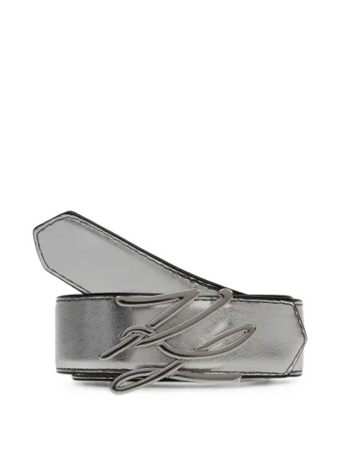 Karl Lagerfeld K/Autograph h3 belt Silver A1W33148