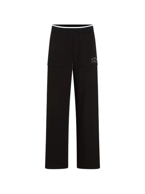 Karl Lagerfeld Rue St-Guillaume patch pocket sweatpants Black B3W10075