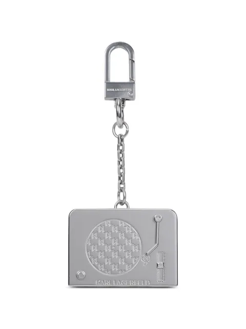 Karl Lagerfeld Ikon Record keychain Silver B3M50050