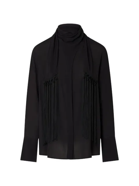LIU JO shirt with scarf Black CF6208T2578