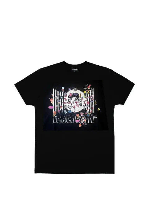 ICECREAM graphic-print T-shirt Black 4614204BLK