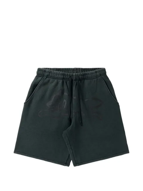 ICECREAM logo-print jersey shorts Black 4614109JET