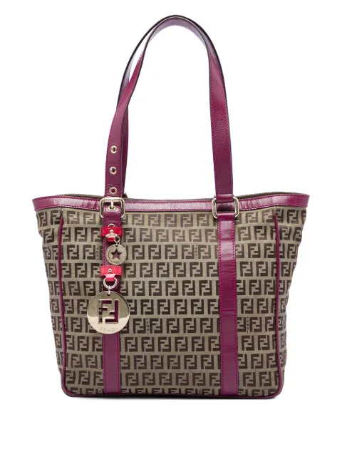 Fendi Pre-Owned 2000-2010 Zucchino Canvas Superstar Shopping tote bag Neutrals 0GTDAF2A76GAVUX1
