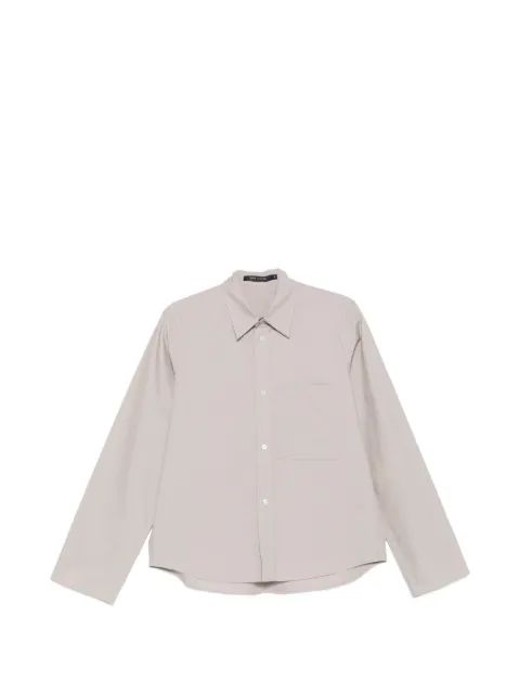 Sofie D'hoore chest-pocket button-up shirt Neutrals BELONECTOP02