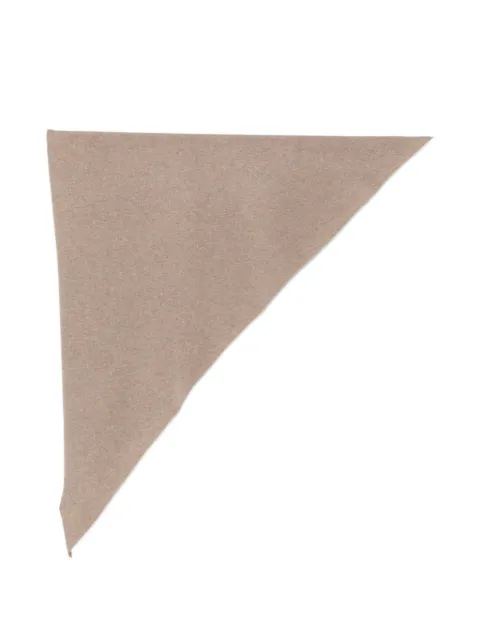 Sofie D'hoore triangular scarf Neutrals MONKYCASH03