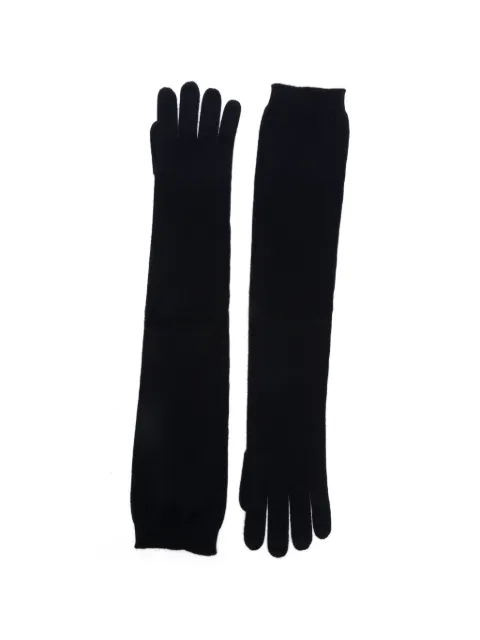 Sofie D'hoore long-length knitted gloves Blue ALTAYCASH02