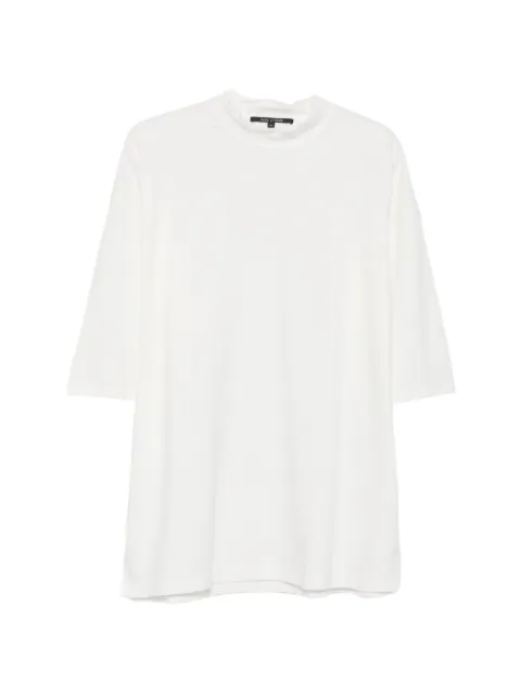 Sofie D'hoore high-neck oversized T-shirt White TICKJFLIT01