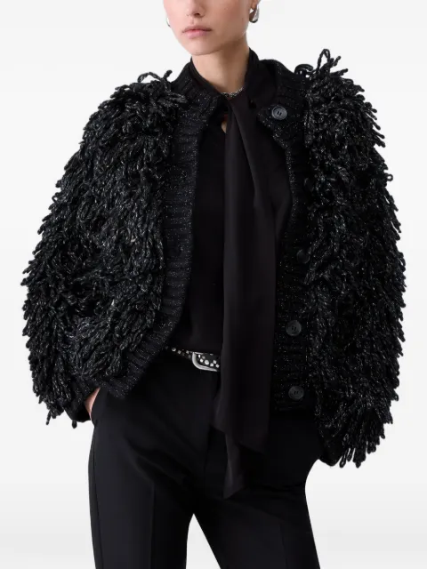 LIU JO soft knit jacket Black CF6055MA64S
