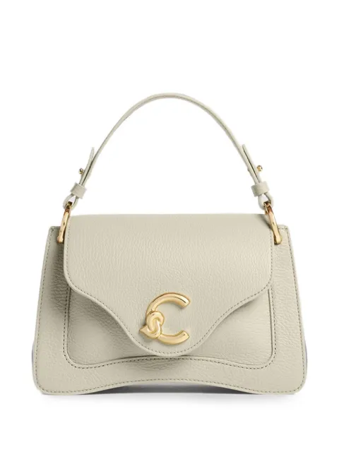 Coccinelle small C-me logo-plaque tote bag Neutrals E1SSL180221