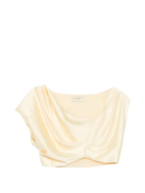 ARCINA ORI Andi cropped top Yellow HS25T013