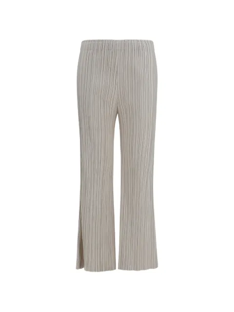 Gongdid Design plissé-effect palazzo pants Neutrals GD283