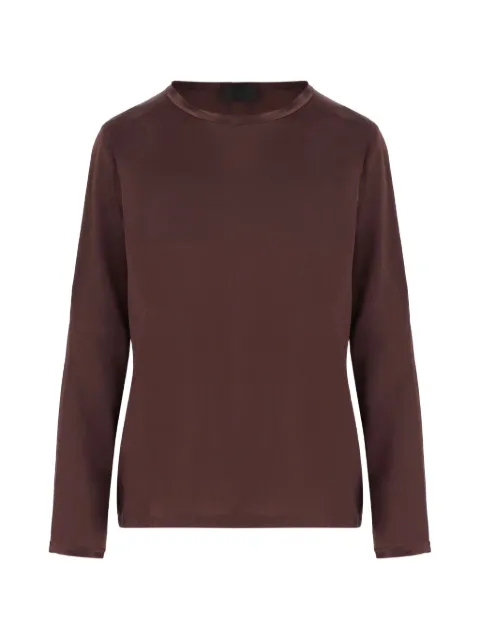 F.It crew-neck sweater Brown 0928209459