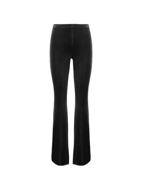 F.It velvet-effect flared trousers Black 4701164799
