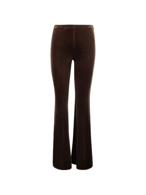 F.It velvet flared trousers Brown 47011647MORO