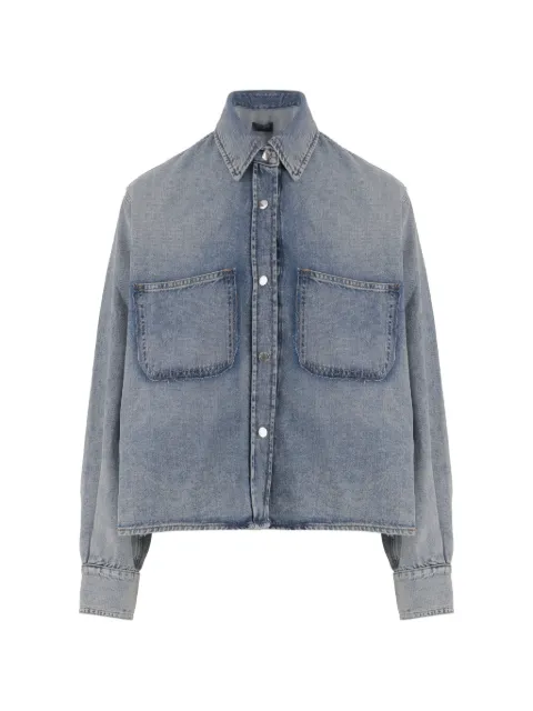 Haikure patch-pocket denim jacket Blue HEW06104DF188