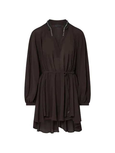 LIU JO short dress in georgette Brown CF6263T576A