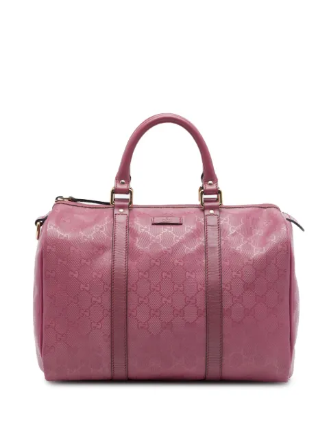 Gucci Pre-Owned 2016-2026 Medium GG Imprime Joy boston bag Brown 2HG3750NDQ9Q28R8