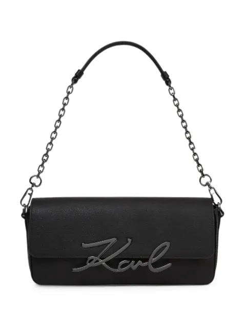 Karl Lagerfeld K/Signature chain shoulder bag Black B3W300121AU