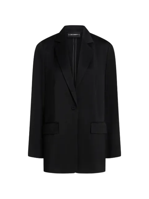 Karl Lagerfeld single-breasted blazer Black B3W14032999